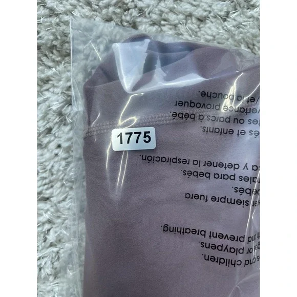 Athleta Leggings Womens Large Petite Purple Mesh High Rise Yoga Activewear Gym - Picture 11 of 11